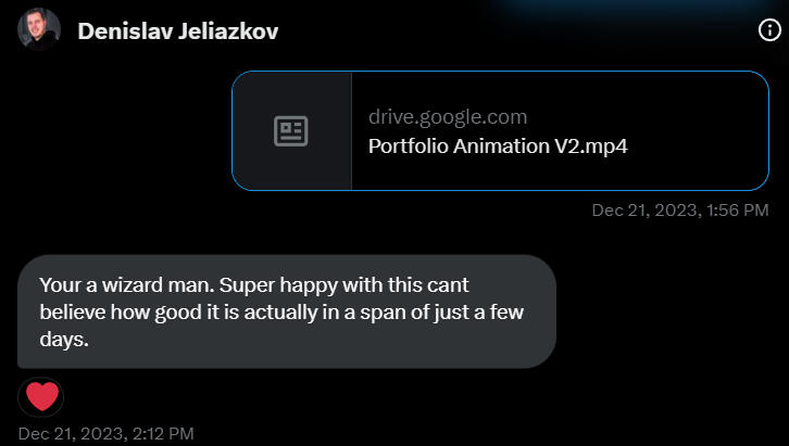 Denis Jeliazkov Response